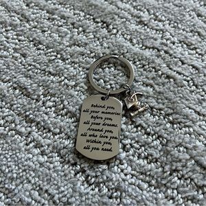Inspirational Graduation Key Chain